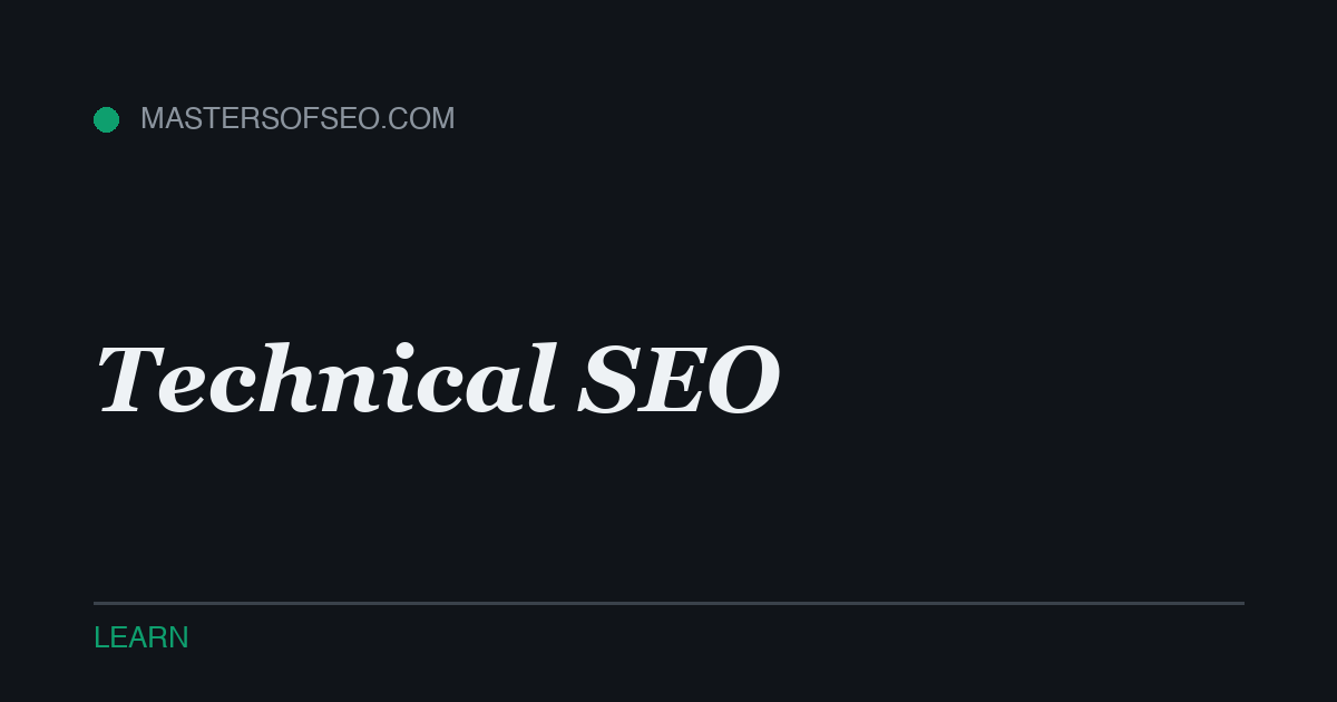 Technical SEO