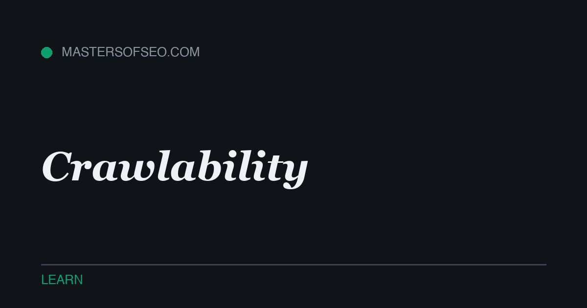Crawlability